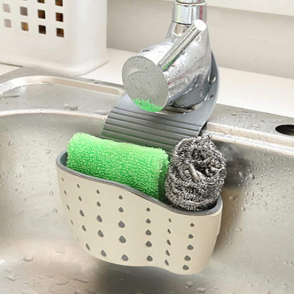 VANVENE Kitchen Sink Soap Sponge Drain Rack