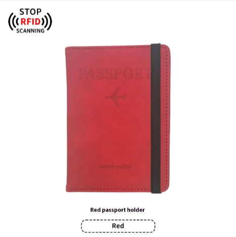 Leather Passport & Luggage Tag Set