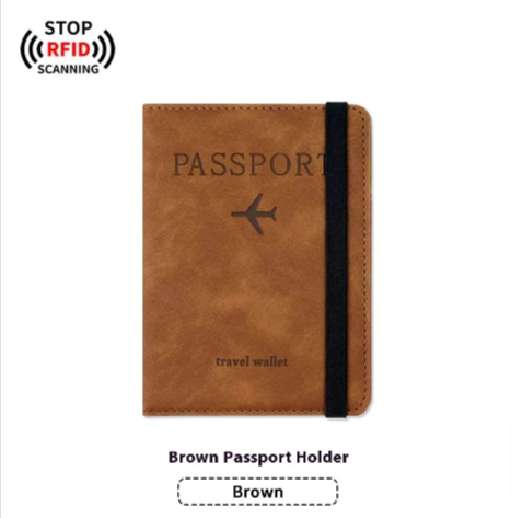 Leather Passport & Luggage Tag Set