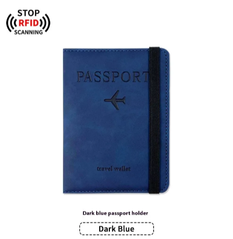 Leather Passport & Luggage Tag Set