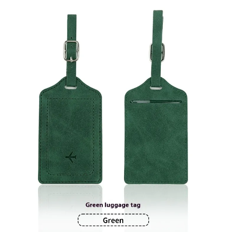 Leather Passport & Luggage Tag Set