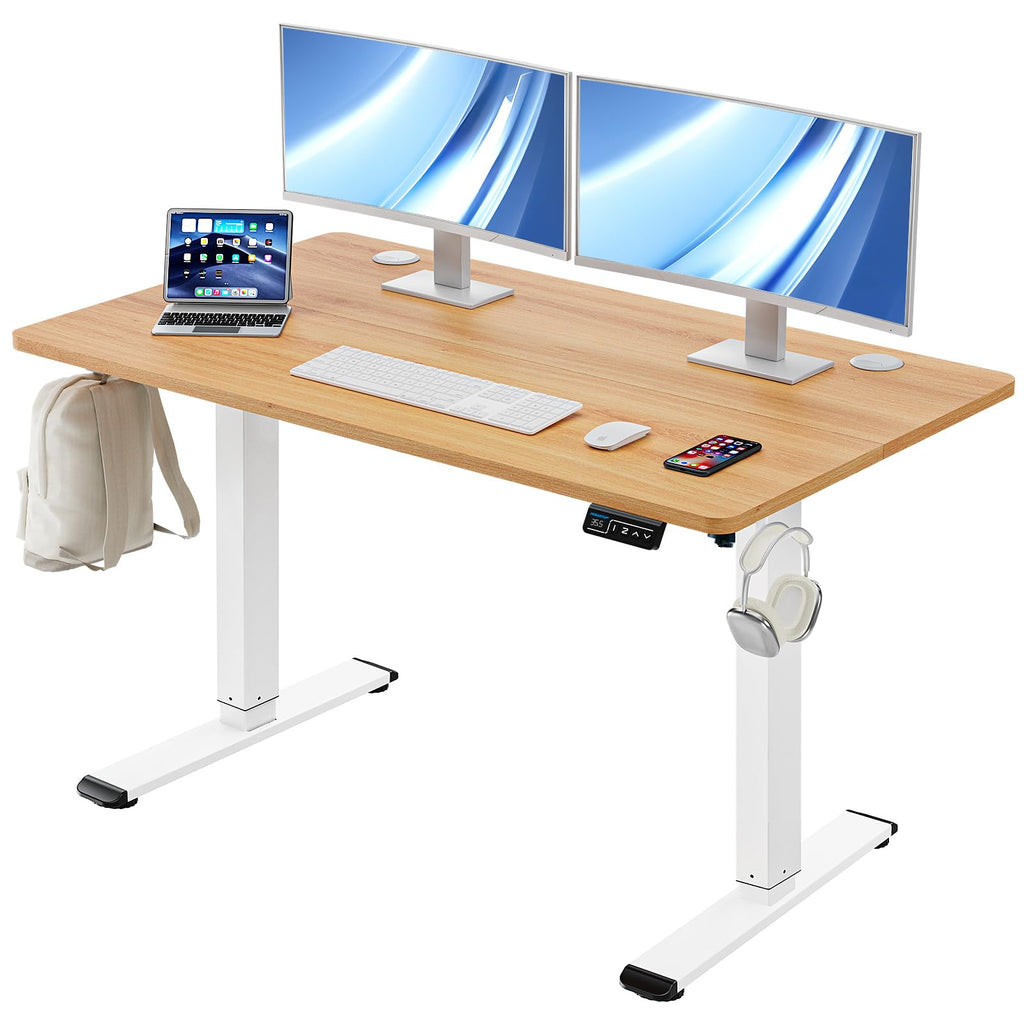 MOUNTUP Electric Height Adjustable Standing Desk 48 x 24 Inches