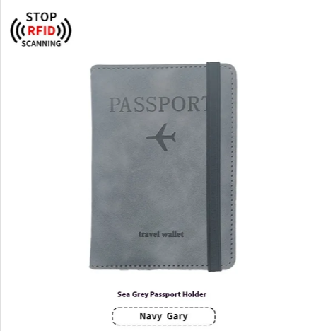 Leather Passport & Luggage Tag Set