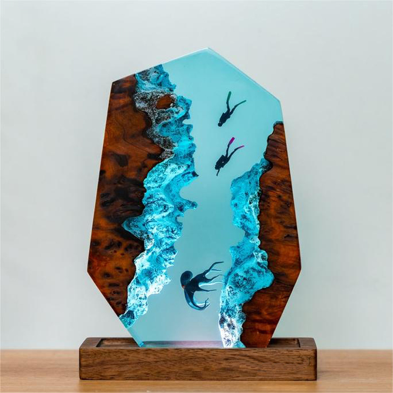 Resin Night Lamp