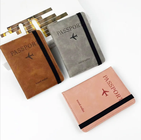 Leather Passport & Luggage Tag Set