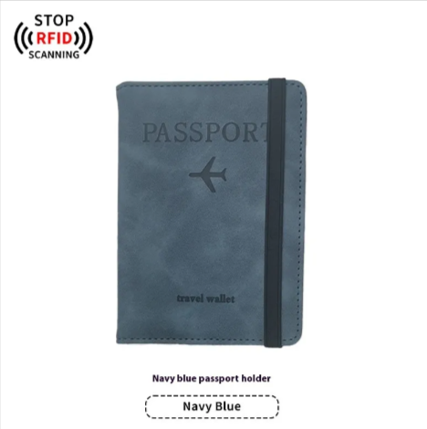 Leather Passport & Luggage Tag Set