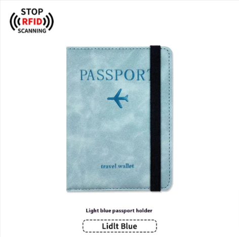 Leather Passport & Luggage Tag Set