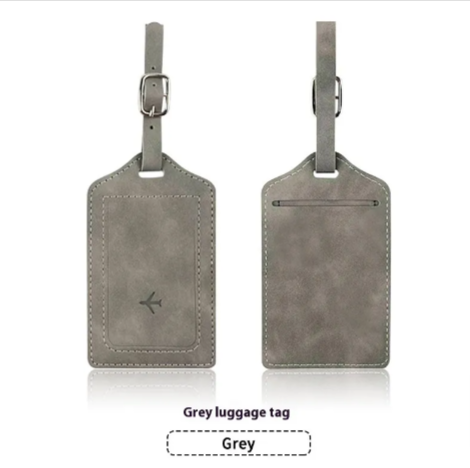 Leather Passport & Luggage Tag Set