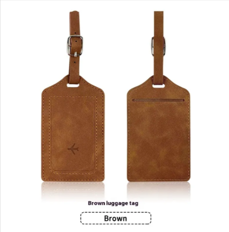 Leather Passport & Luggage Tag Set