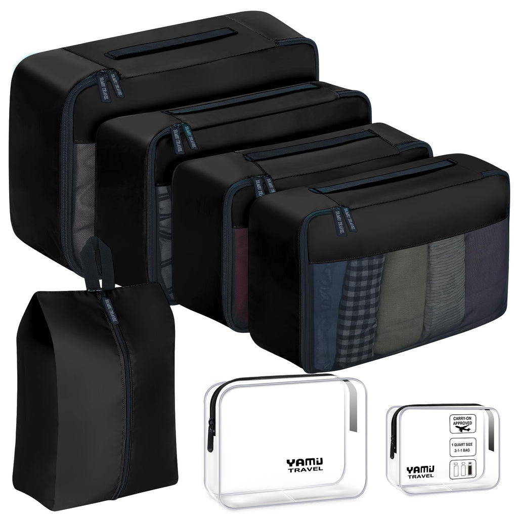 YAMIU Packing Cubes-7 Pcs luggage organizer bags