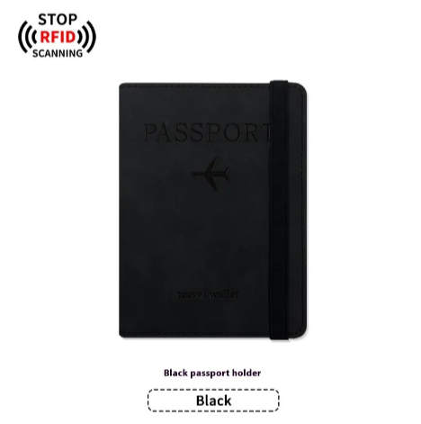 Leather Passport & Luggage Tag Set