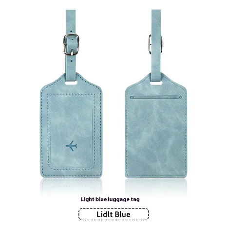Leather Passport & Luggage Tag Set