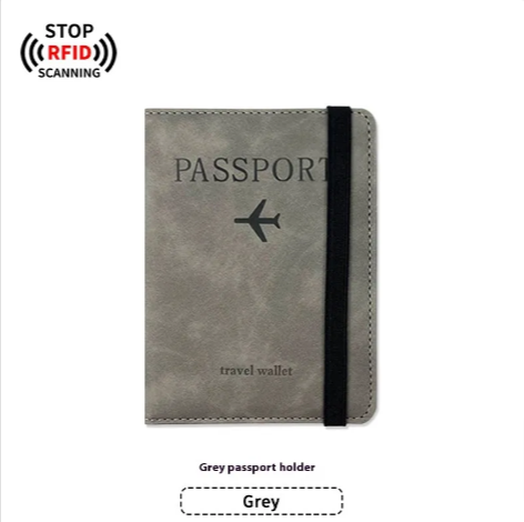 Leather Passport & Luggage Tag Set
